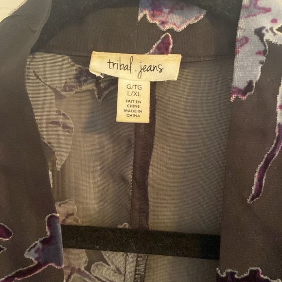 Velvet Tribal Kimono-L/XL - Picture 2 of 13